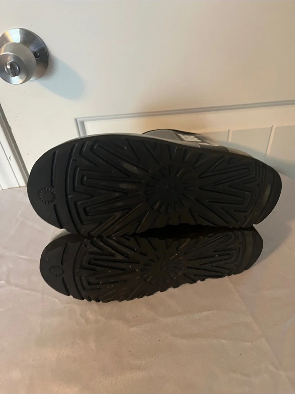 UGG Kids Black Gloss Short Rain Boot